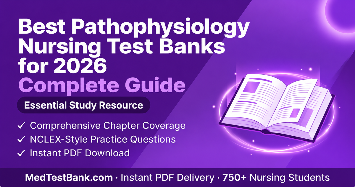 Best Pathophysiology Nursing Test Banks for 2026 - Complete Guide