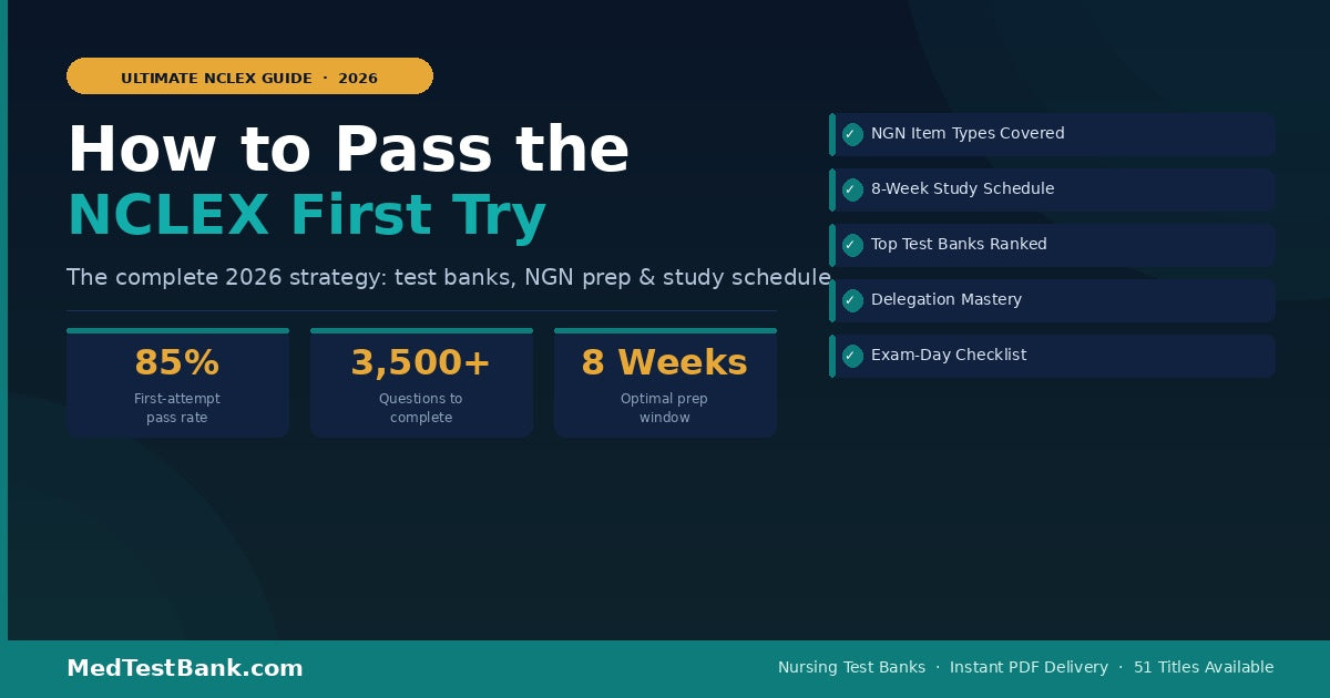 How to Pass the NCLEX on Your First Attempt - The Ultimate 2026 Guide