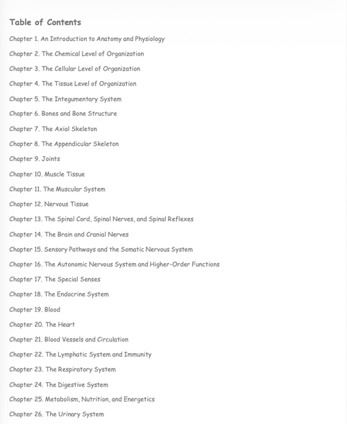 Practice Test Bank Fundamentals of Anatomy and Physiology 12th Edition by Martini