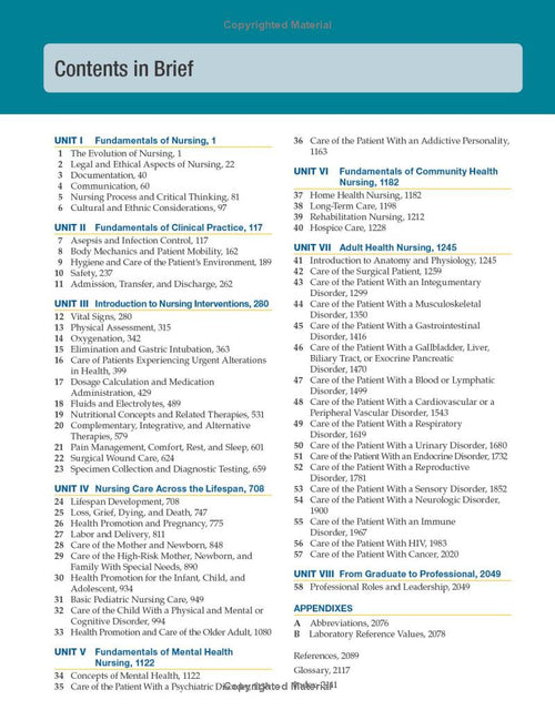 Foundations and Adult Health Nursing 9TH EDITION