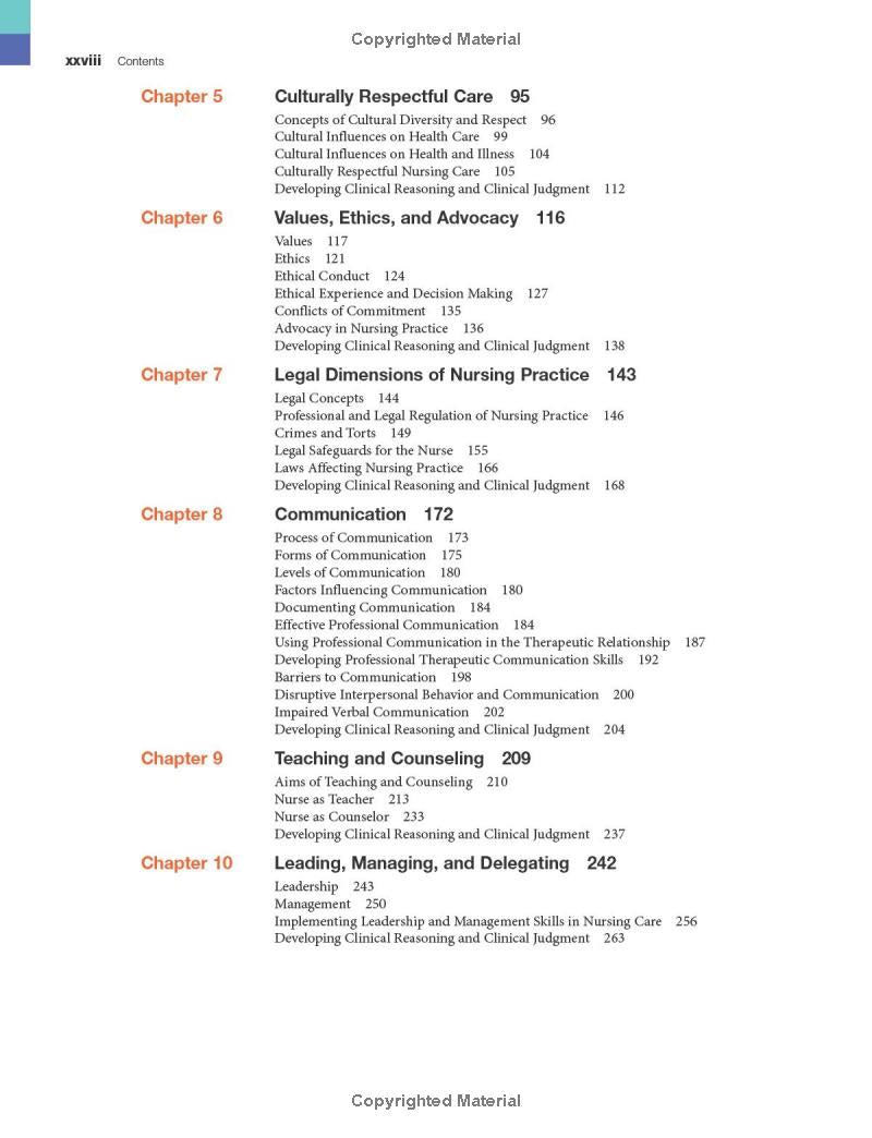 TEST BANK Fundamentals of Nursing: The Art and Science of Person-Centered Care 10TH EDITION