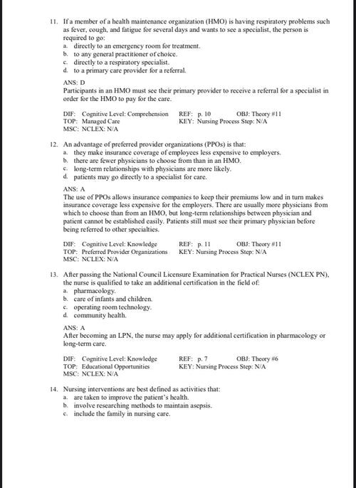 Practice Test Bank Fundamental Concepts and Skills for Nursing 6th Edition by Williams