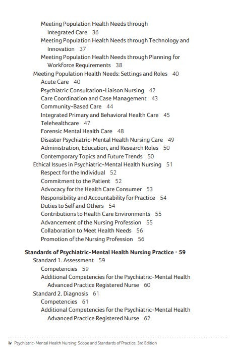 TEST BANK Psychiatric-Mental Health Nursing: Scope and Standards of Practice, 3rd Edition