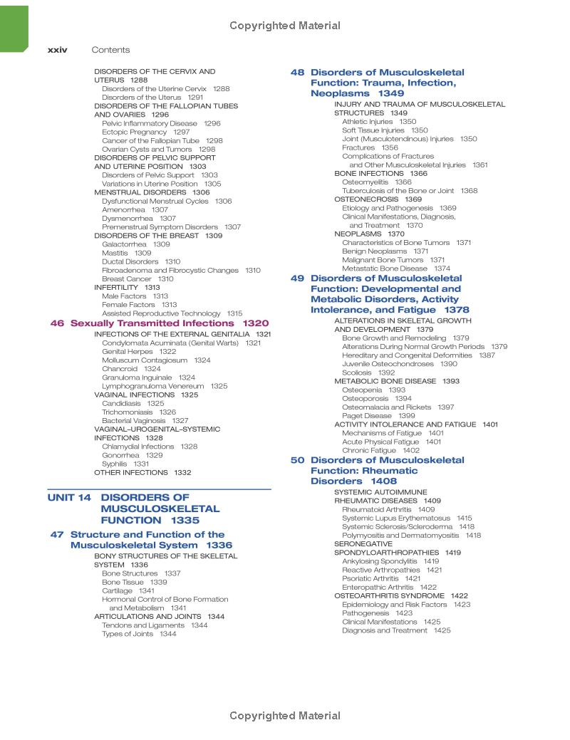 TEST BANK Porth's Pathophysiology: Concepts of Altered Health States 10TH EDITION