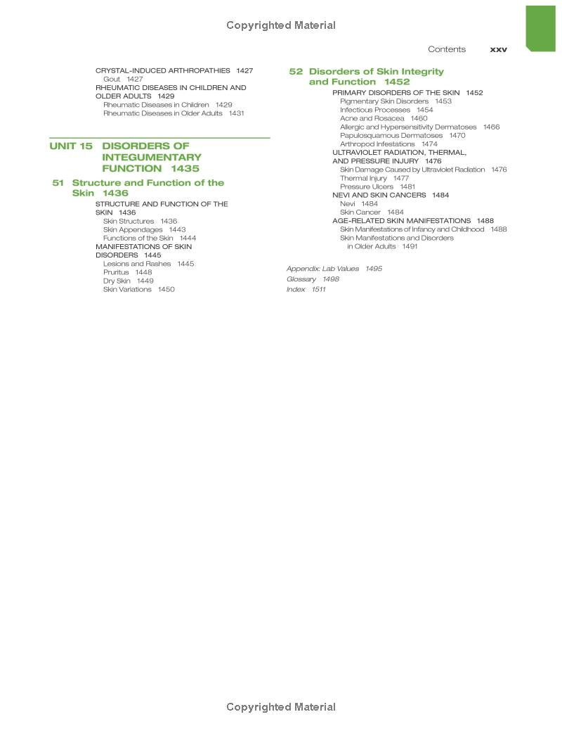 TEST BANK Porth's Pathophysiology: Concepts of Altered Health States 10TH EDITION